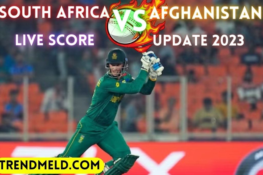 South Africa vs Afghanistan Live Score Update 2023
